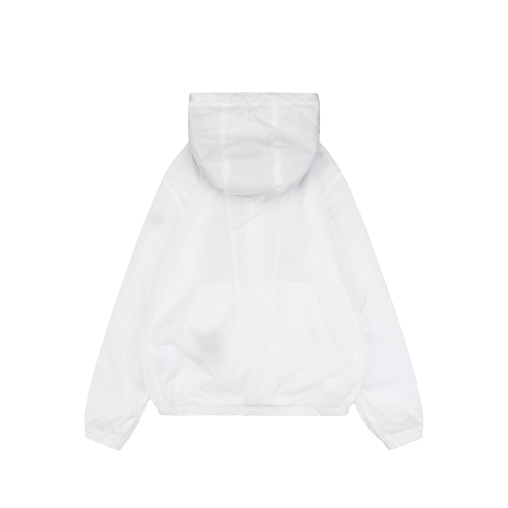 Moncler 25SS Grimpeurs Hooded Sun-Protection Jacket in White