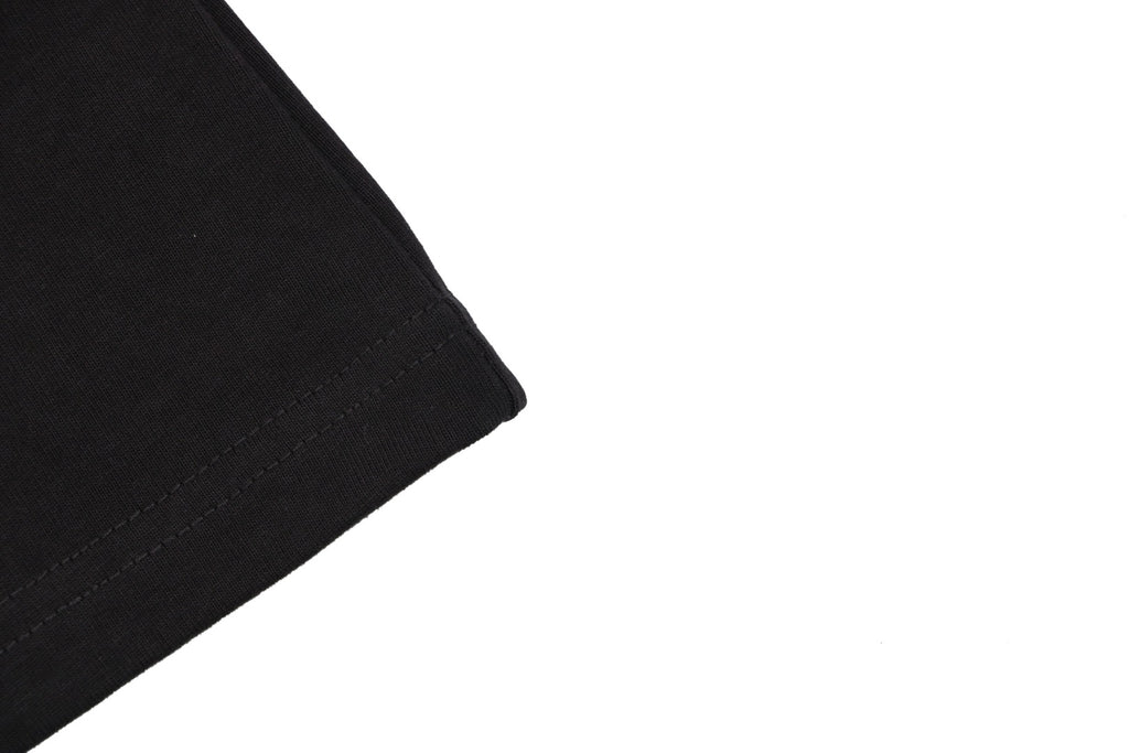 Balenciaga Blue Ring Logo T-Shirt in Black