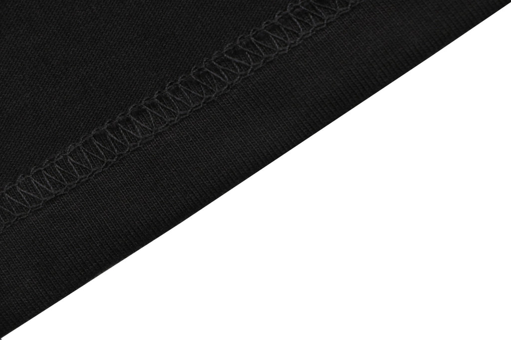 Balenciaga Blue Ring Logo T-Shirt in Black