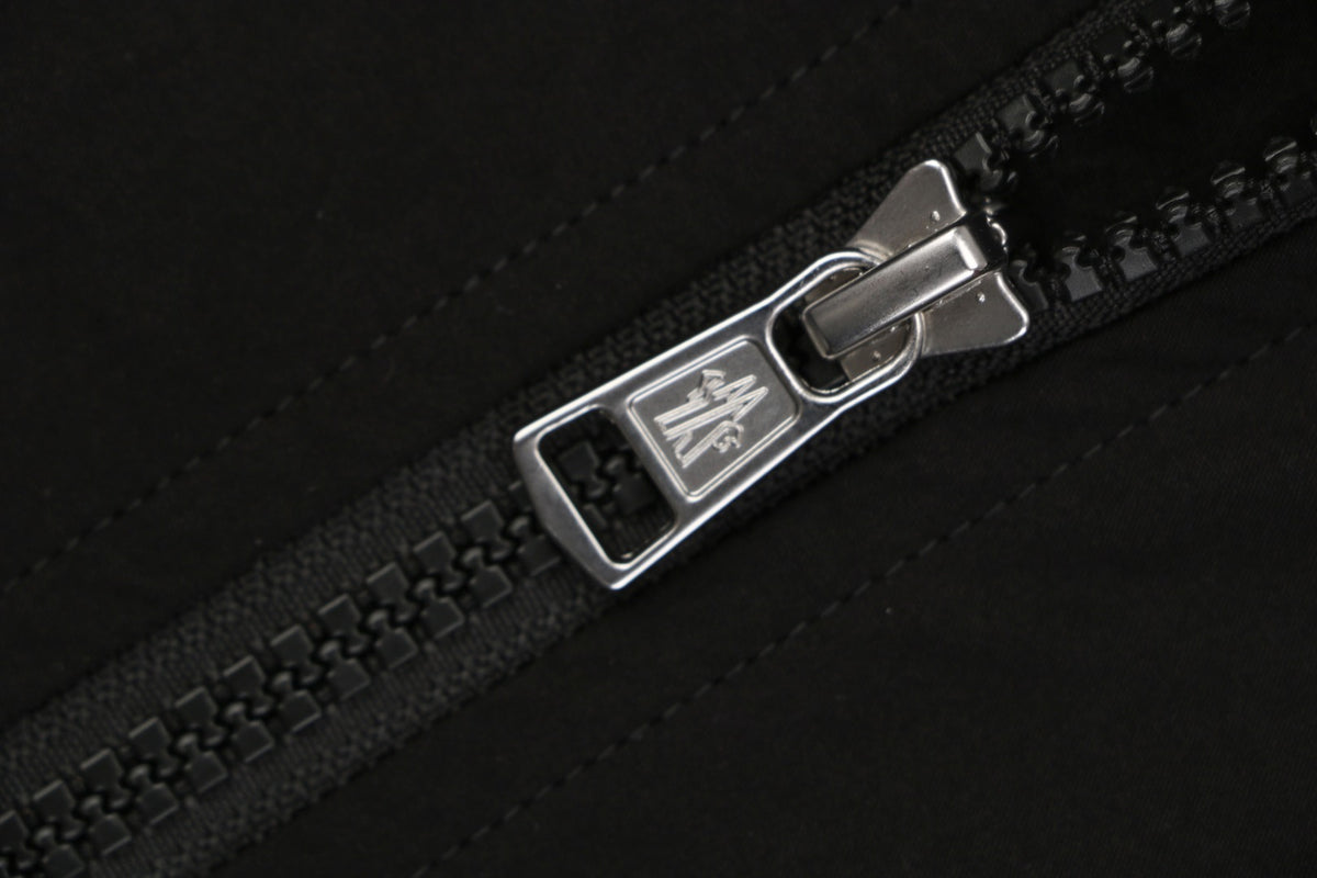Moncler Sleeve MK Logo Multi-Pocket Jacket in Black