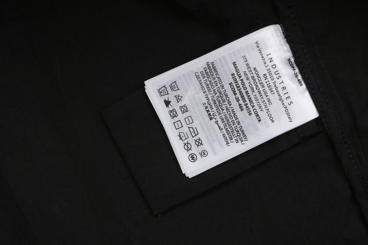 Moncler Sleeve MK Logo Multi-Pocket Jacket in Black