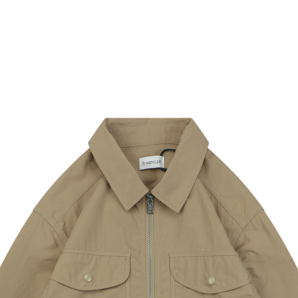 Moncler Sleeve MK Logo Multi-Pocket Jacket in Khaki