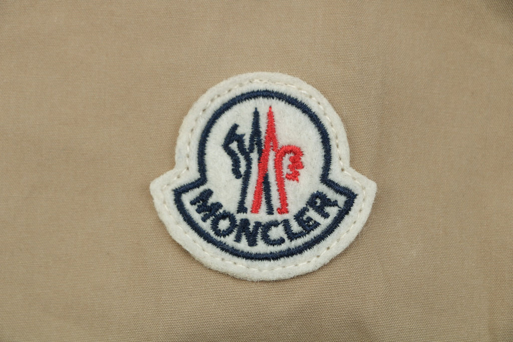 Moncler Sleeve MK Logo Multi-Pocket Jacket in Khaki