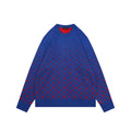 Louis Vuitton Blue Red Gradient Monogram Crewneck Sweater