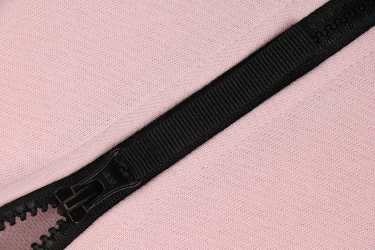 Stone Island Arm Badge Zip Hooded Jacket in Pink