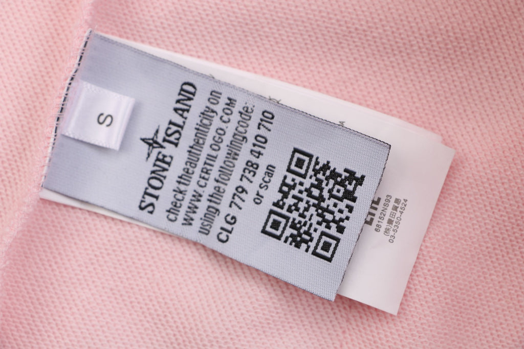 Stone Island Arm Badge Zip Hooded Jacket in Pink