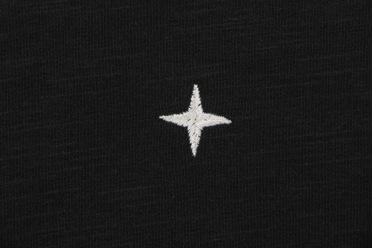 Stone Island Small Star Embroidered Crewneck Sweatshirt in Black