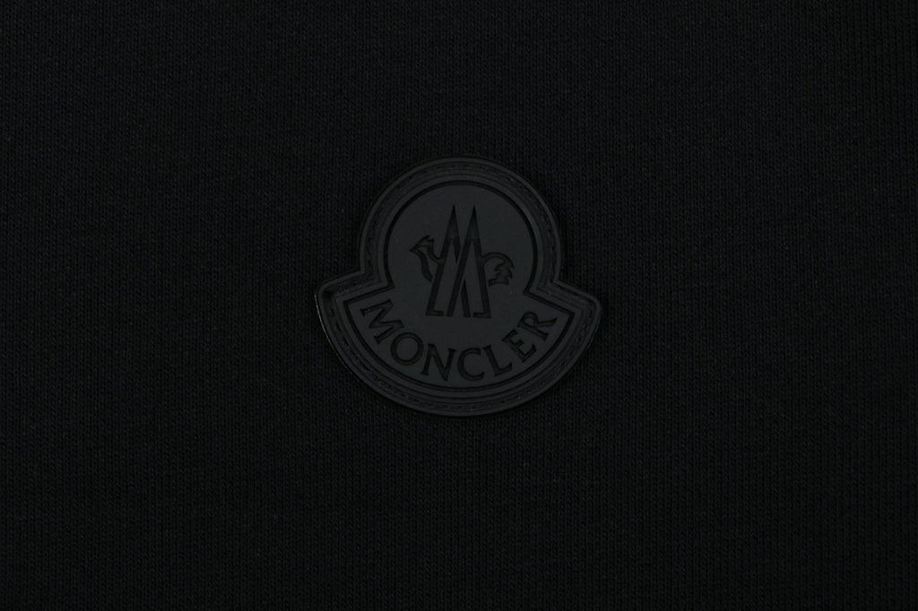 Moncler Tonal MK Logo Crewneck Sweatshirt in Black
