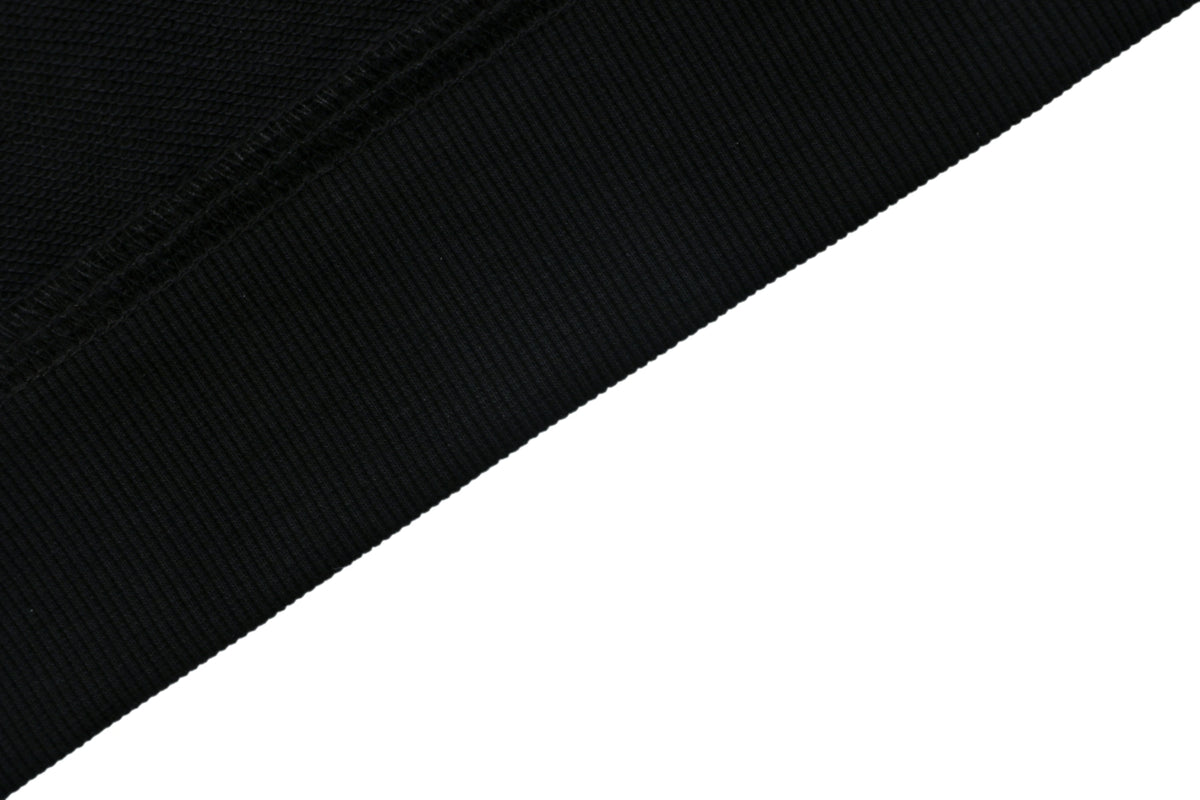 Moncler Tonal MK Logo Crewneck Sweatshirt in Black