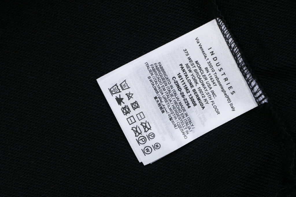 Moncler Tonal MK Logo Crewneck Sweatshirt in Black