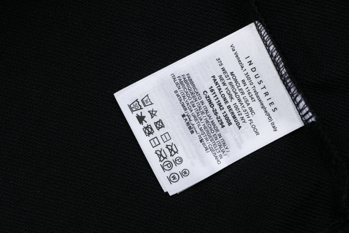 Moncler Tonal MK Logo Crewneck Sweatshirt in Black