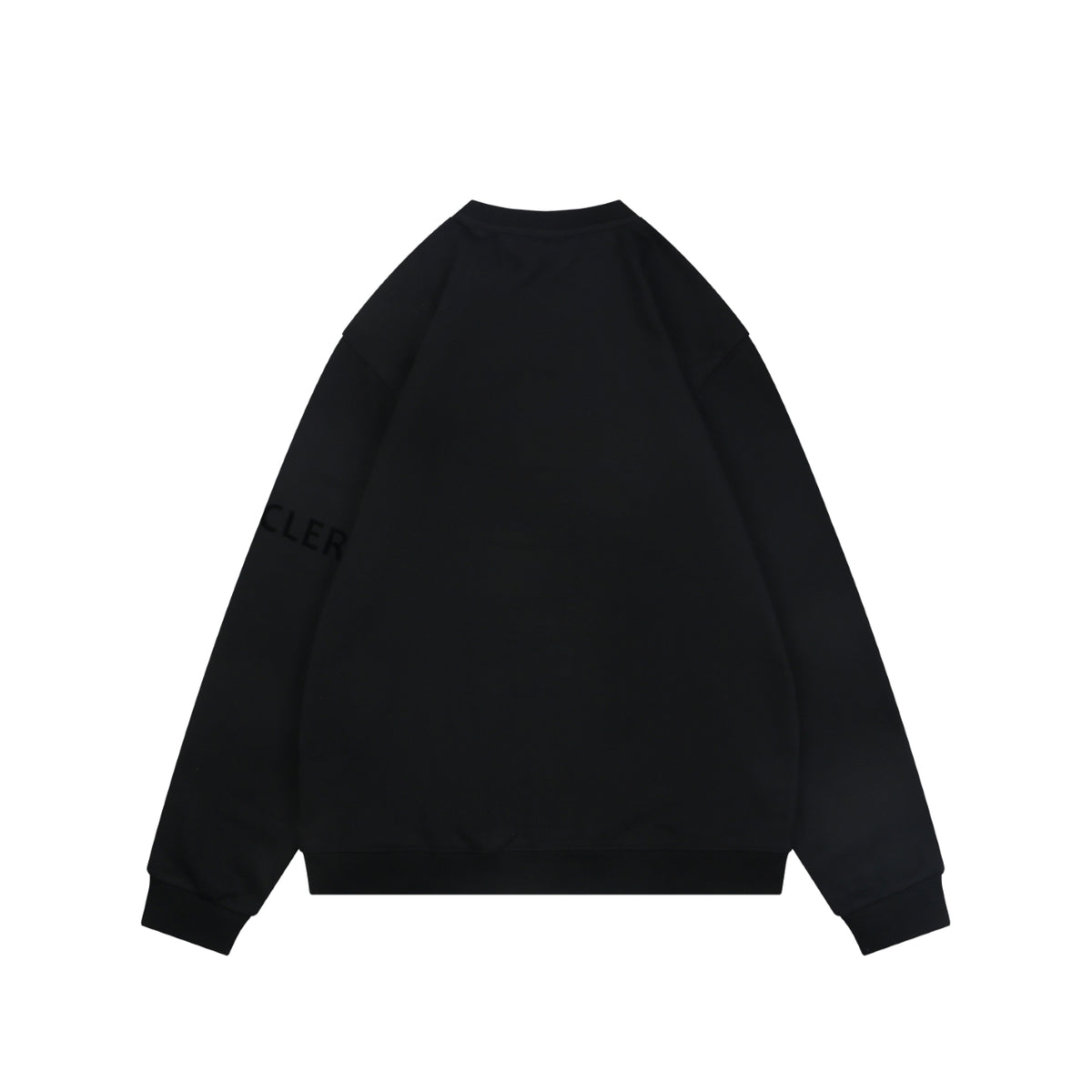 Moncler Tonal MK Logo Crewneck Sweatshirt in Black