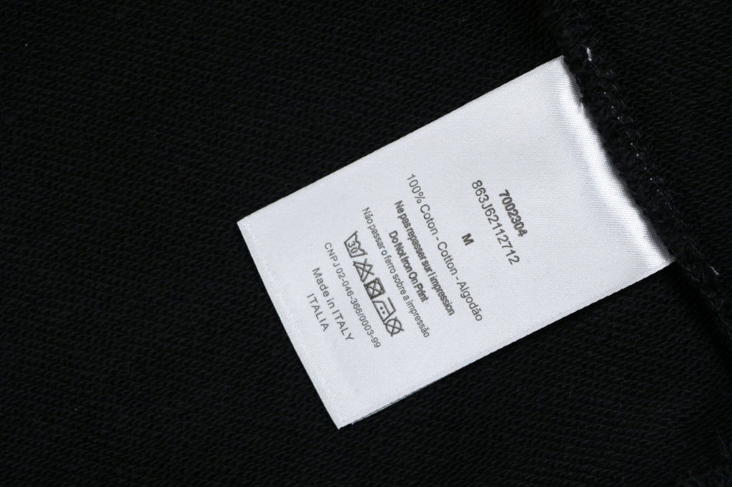 Dior Small Dio Embroidered Crewneck Sweatshirt in Black