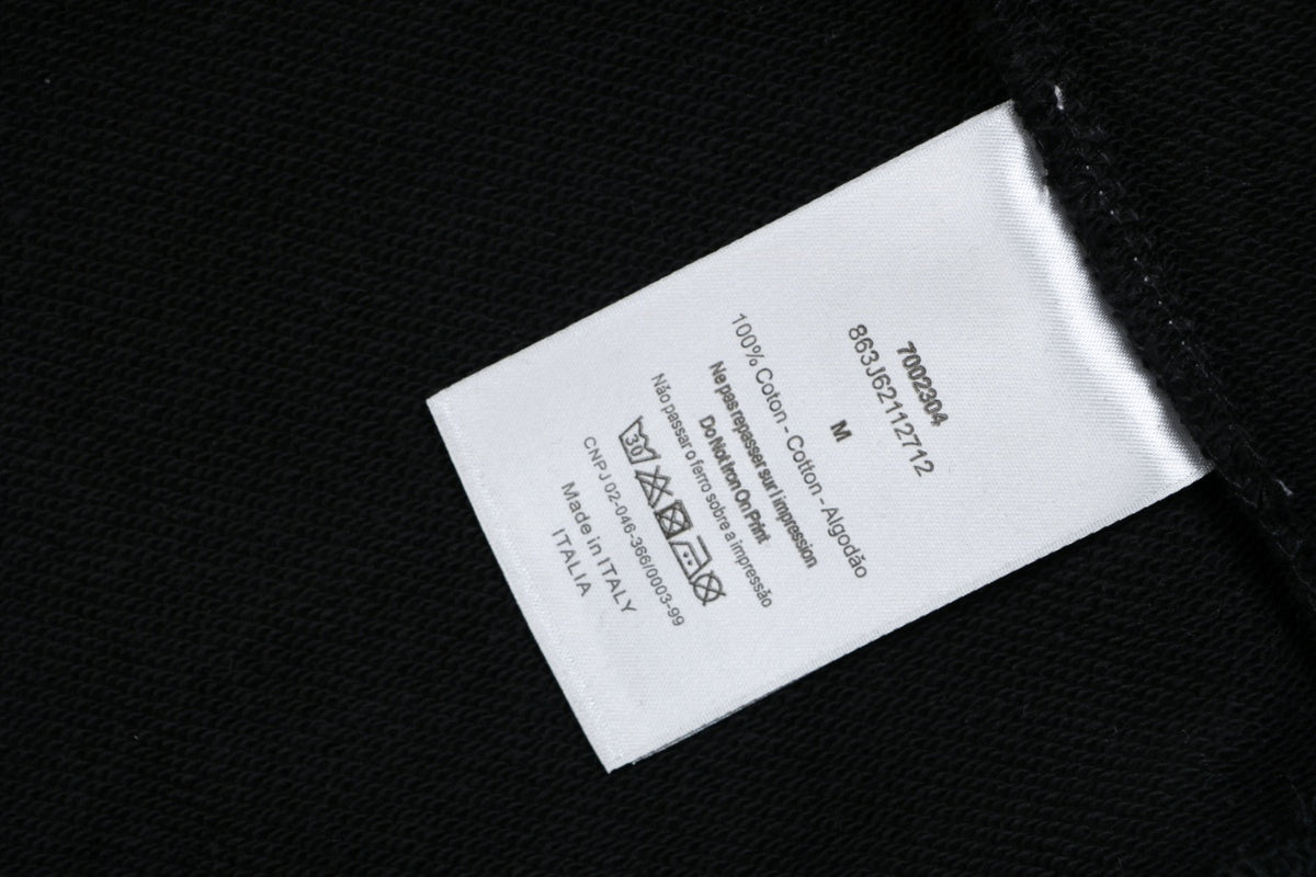 Dior Small Dio Embroidered Crewneck Sweatshirt in Black