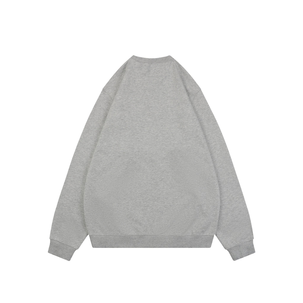 Dior Small Dio Embroidered Crewneck Sweatshirt in Light Gray
