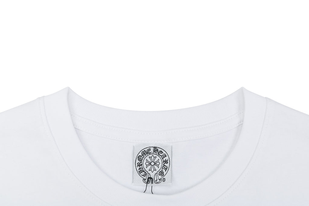 Chrome Hearts Pocket Vine Sword Print Long-Sleeve T-Shirt in White