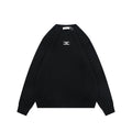 Celine Triomphe Logo Crewneck Sweater in Black