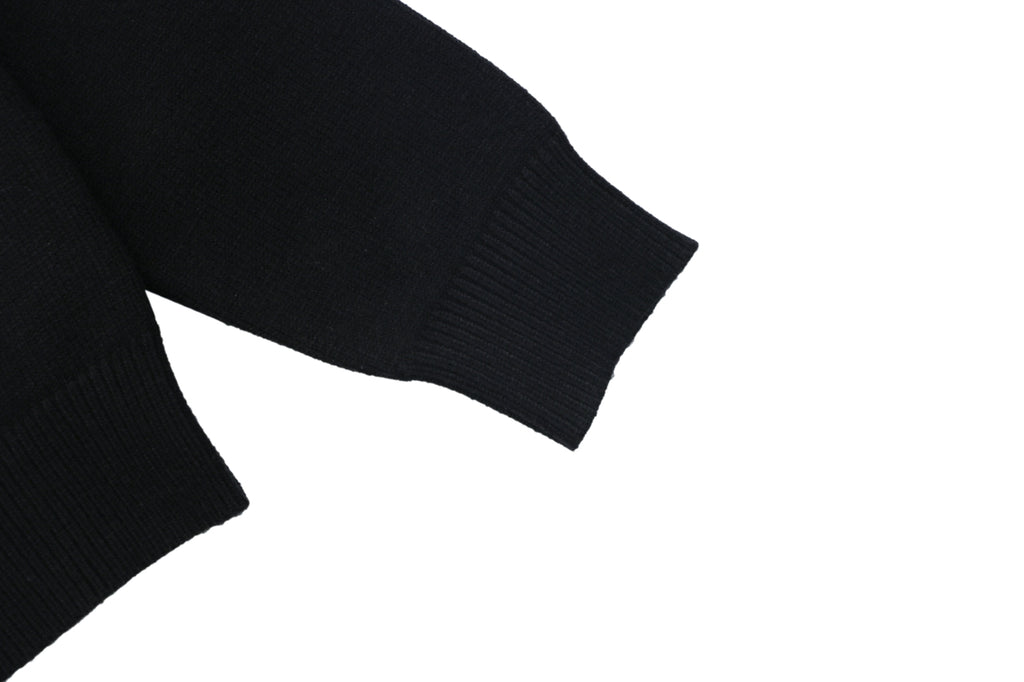 Celine Triomphe Logo Crewneck Sweater in Black