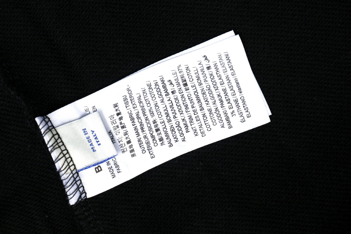 Burberry Side Check Tape Hooded Jacket in Black