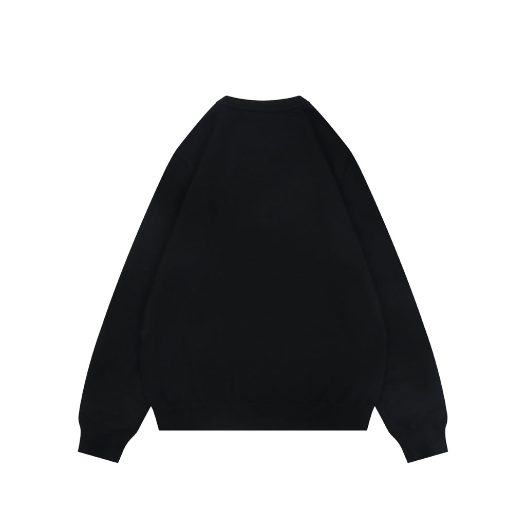 Louis Vuitton Blue Hand Graphic Crewneck Sweater - Black
