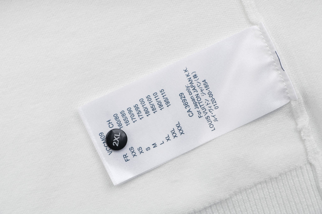 Louis Vuitton Blue Hand Graphic Crewneck Sweater - White