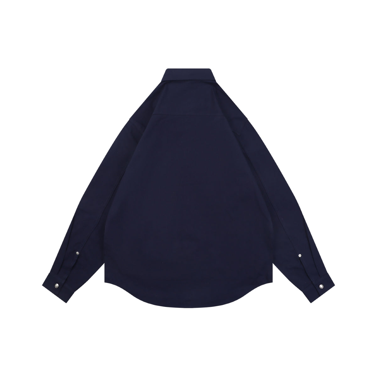 Dior Tonal Floral Logo Embroidered Long-Sleeve Shirt - Navy