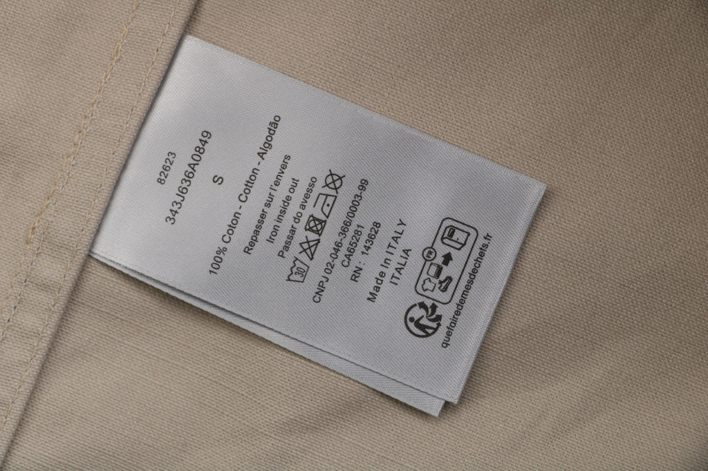 Dior Tonal Floral Logo Embroidered Full-Zip Hooded Jacket - Beige