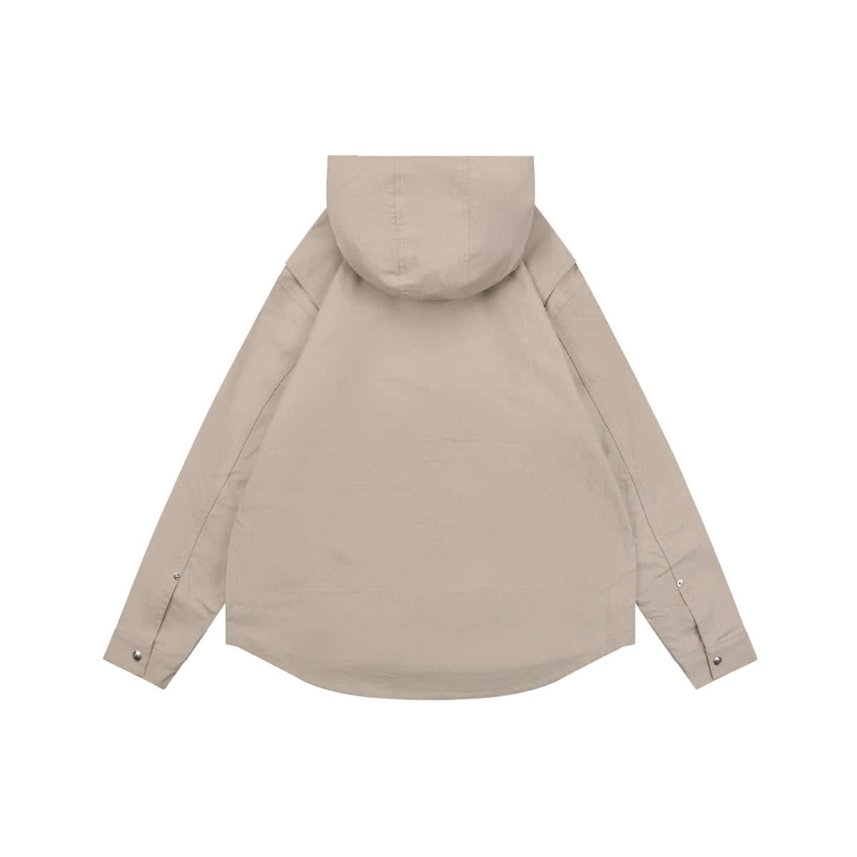 Dior Tonal Floral Logo Embroidered Full-Zip Hooded Jacket - Beige