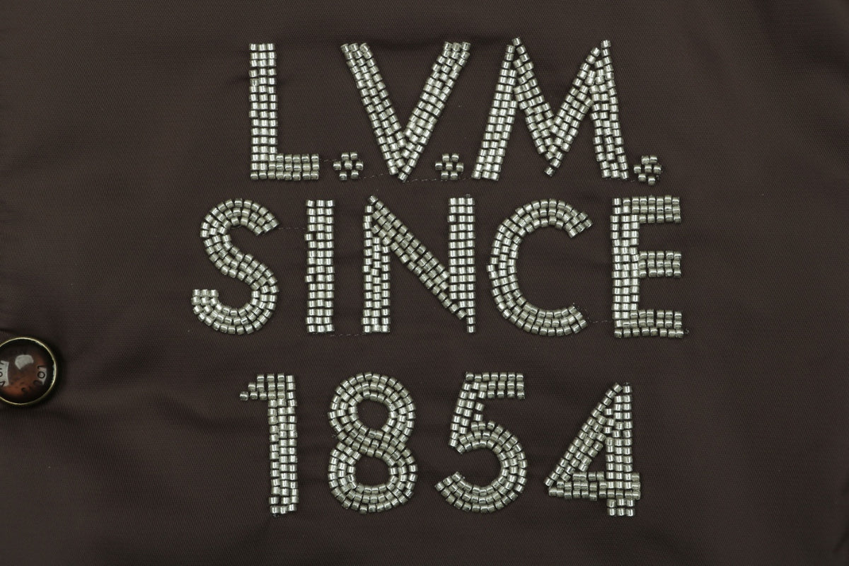 LV 1854 Letter Varsity Jacket in Dark Brown