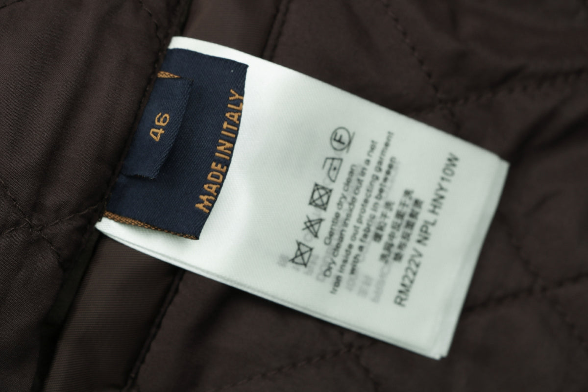 LV 1854 Letter Varsity Jacket in Dark Brown