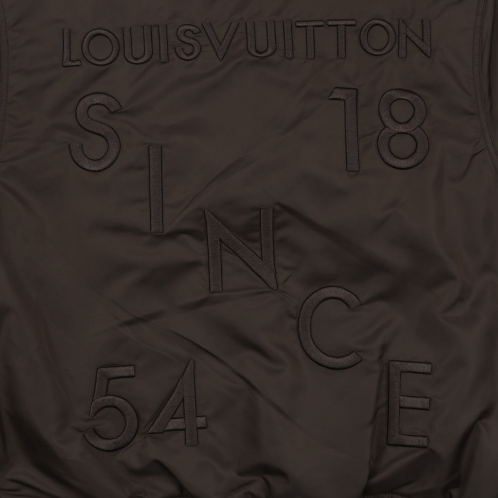 LV 1854 Letter Varsity Jacket in Dark Brown