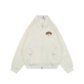 Dior Tears 47 Letter Varsity Jacket in Cream
