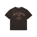 Acne Studios Arched Appliqué Letter Graphic T-Shirt in Dark Brown