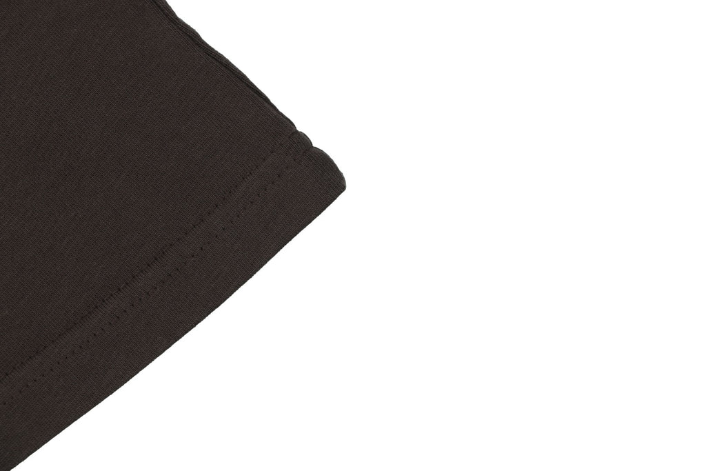 Acne Studios Arched Appliqué Letter Graphic T-Shirt in Dark Brown