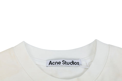 Acne Studios Arched Appliqué Letter Graphic T-Shirt in White