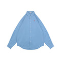 Loewe Small Floral Emblem Long-Sleeve Shirt in Blue