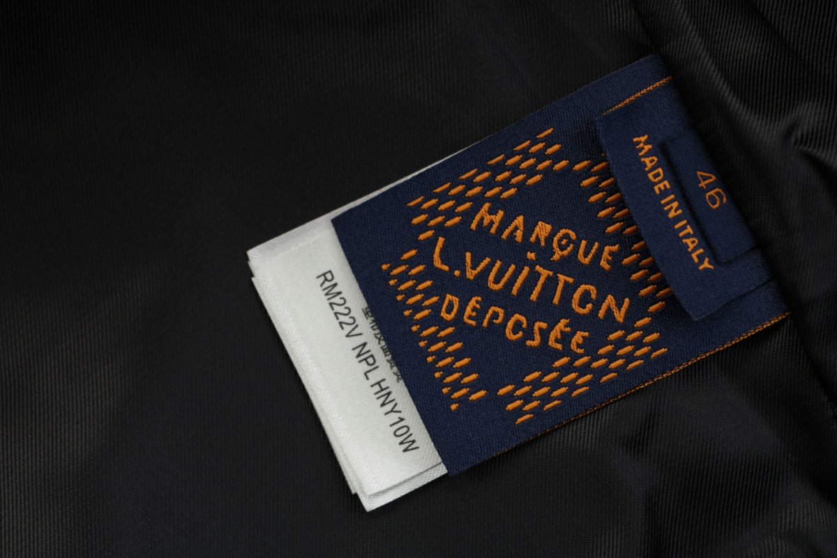 Louis Vuitton Pont Neuf Black and White Varsity Jacket