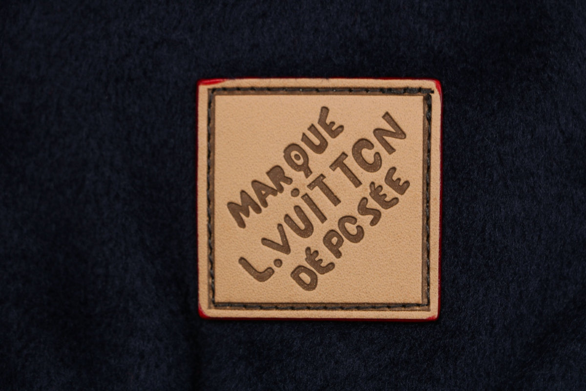 Louis Vuitton Pont Neuf Navy and White Varsity Jacket