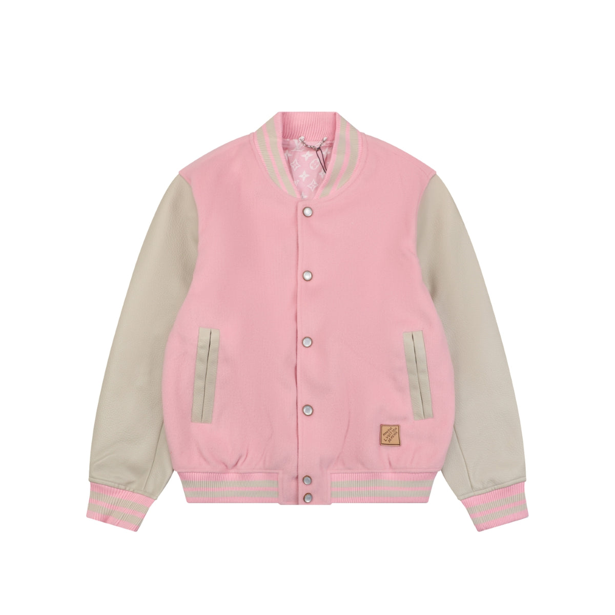 Louis Vuitton Pont Neuf Pink Varsity Jacket