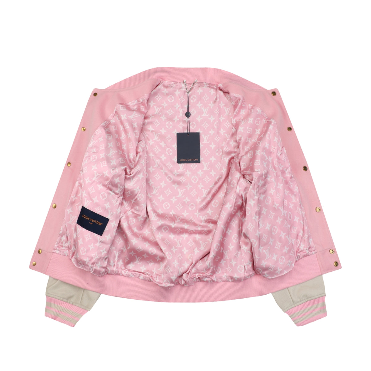 Louis Vuitton Pont Neuf Pink Varsity Jacket