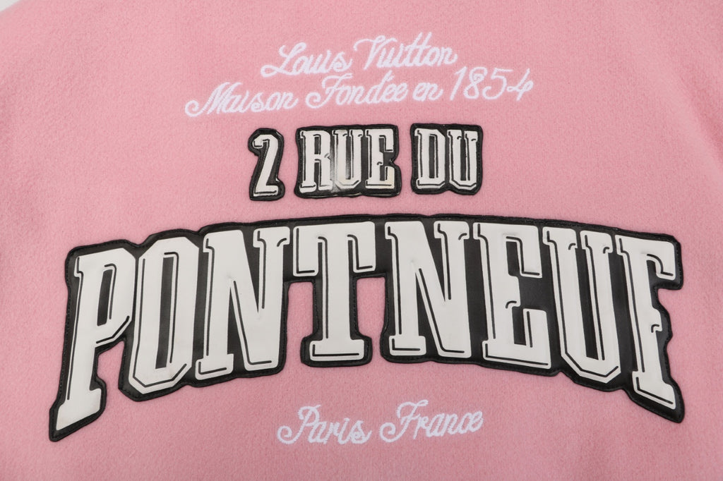 Louis Vuitton Pont Neuf Pink Varsity Jacket