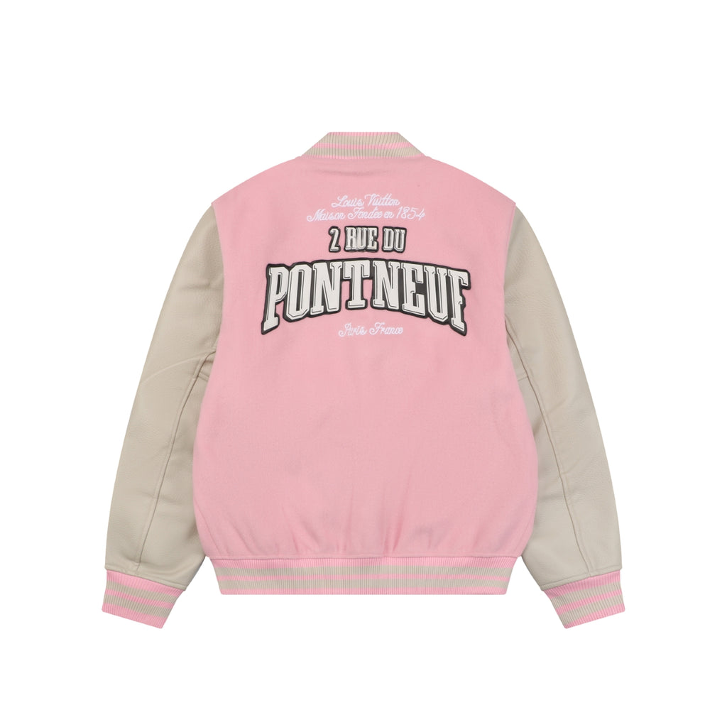 Louis Vuitton Pont Neuf Pink Varsity Jacket
