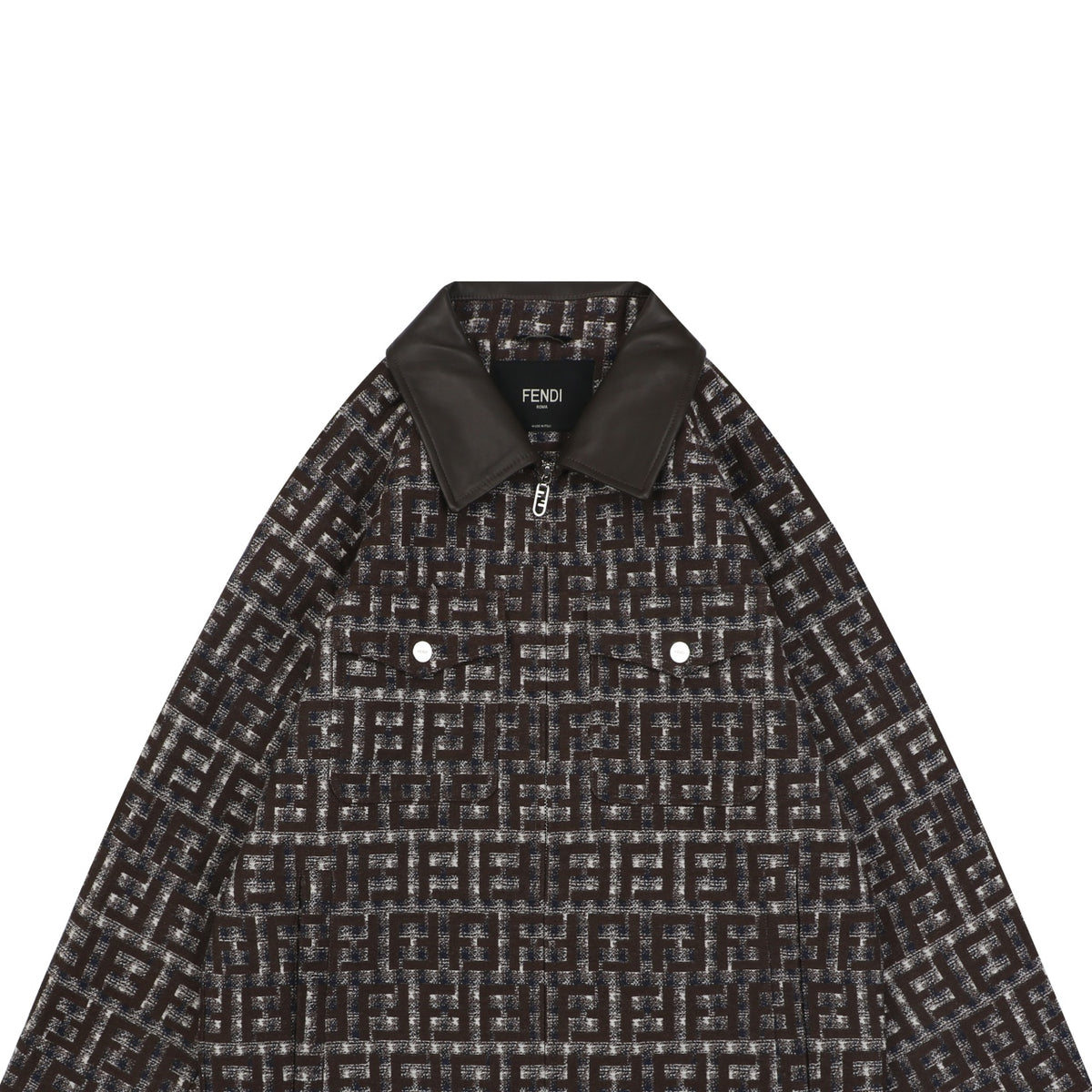 Fendi FF Houndstooth-Style Pattern Jacket
