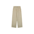Loewe Half Floral Emblem Twill Trousers in Light Khaki