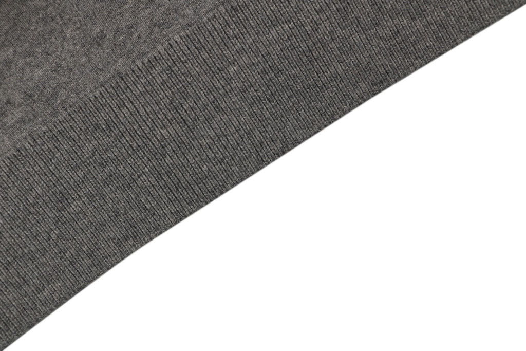 Dior All-Over Monogram Zip-Up Hooded Knit Jacket - Gray