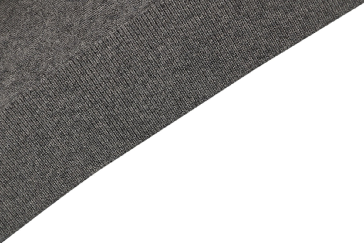 Dior All-Over Monogram Zip-Up Hooded Knit Jacket - Gray